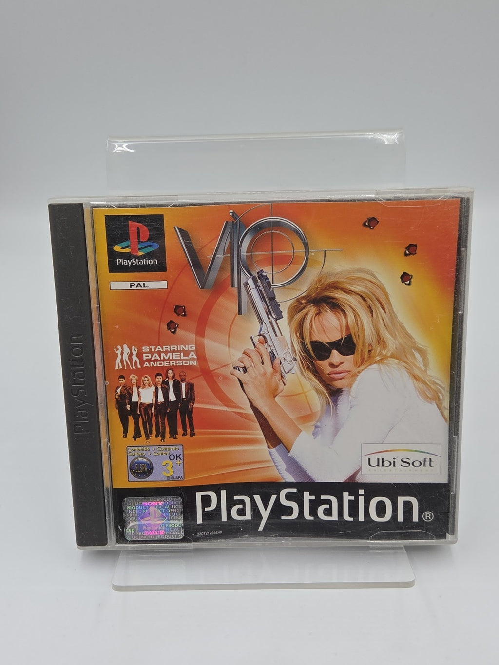 PS1 Playstation 1 Spiel VIP mit OVP und Anleitung Multilingual