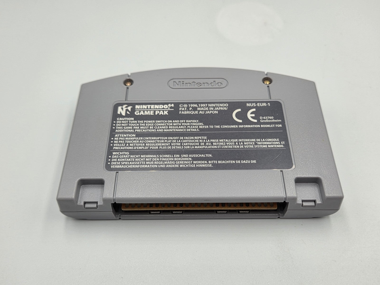 N64 Nintendo 64 1080 Snowboarding mit OVP und Anleitung AUS