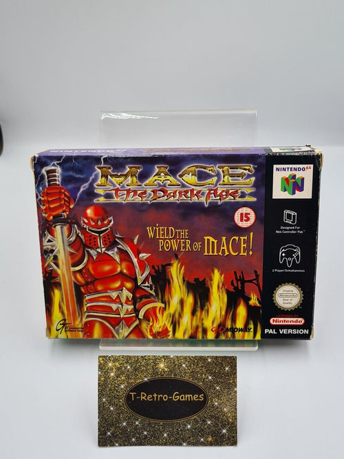 N64 Nintendo 64 Mace The Dark Age mit OVP und Anleitung EUR - T-Retro-Games 