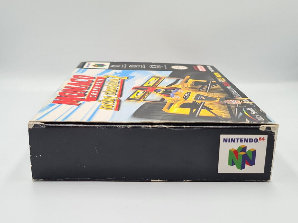 N64 Nintendo 64 Monaco Grand Prix Racing Simulation 2 mit OVP und Anleitung FAH - T-Retro-Games 