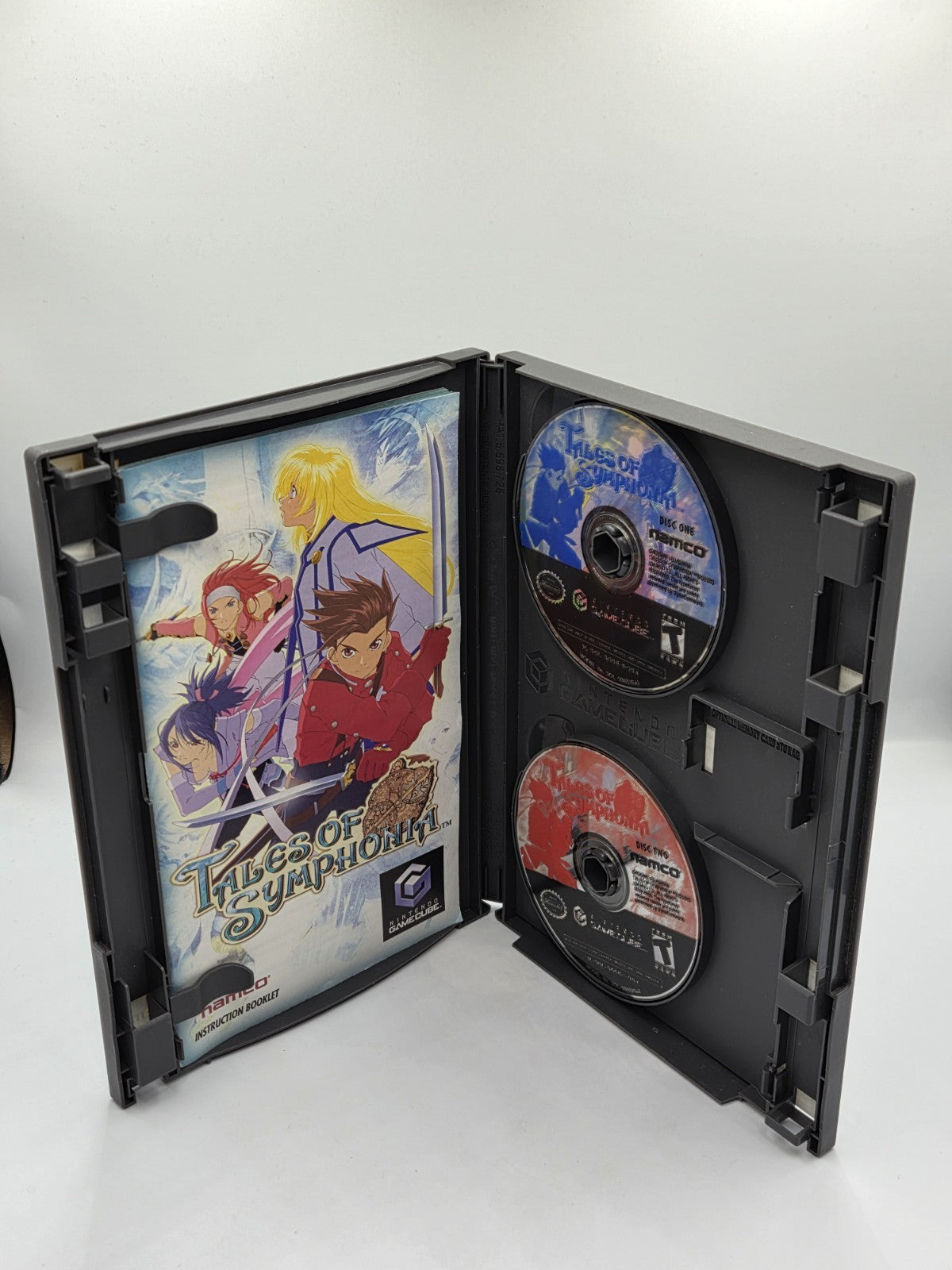 Nintendo GameCube Tales of Symphonia mit OVP und Anleitung USA NTSC 2 Discs - T-Retro-Games 