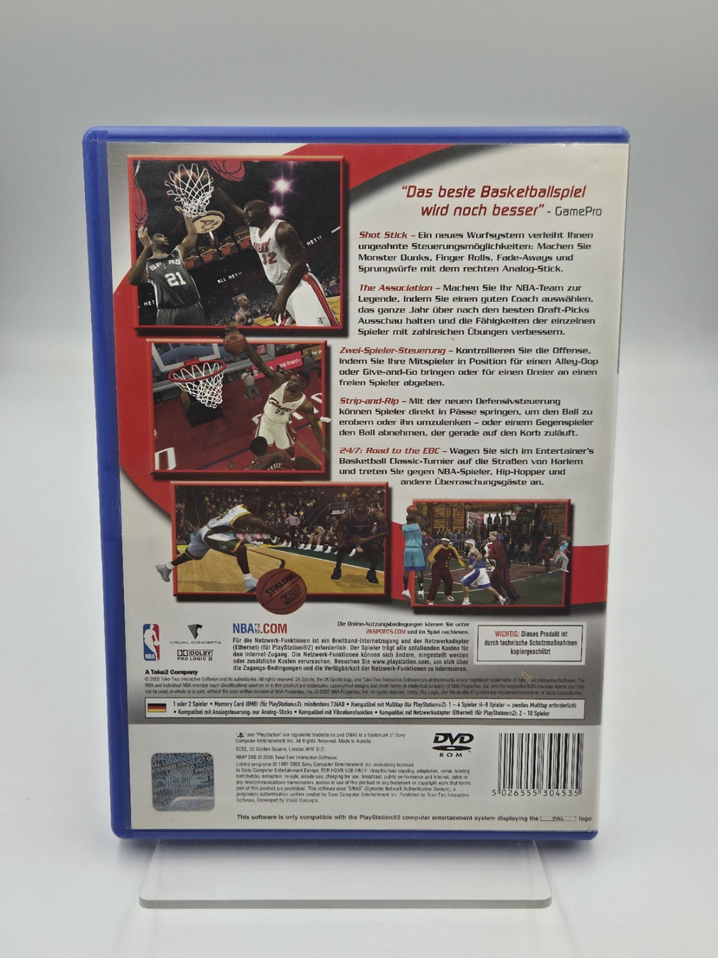 PS2 Playstation 2 Spiel NBA 2K6 mit OVP und Anleitung Deutsch