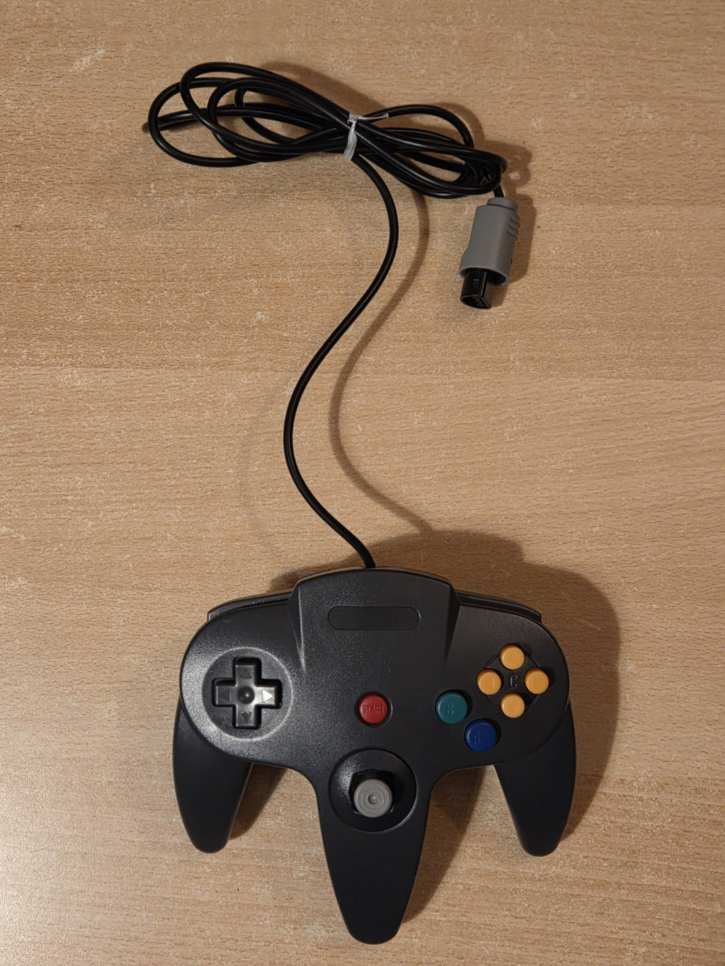 Nintendo 64 N64 Controller Schwarz Black