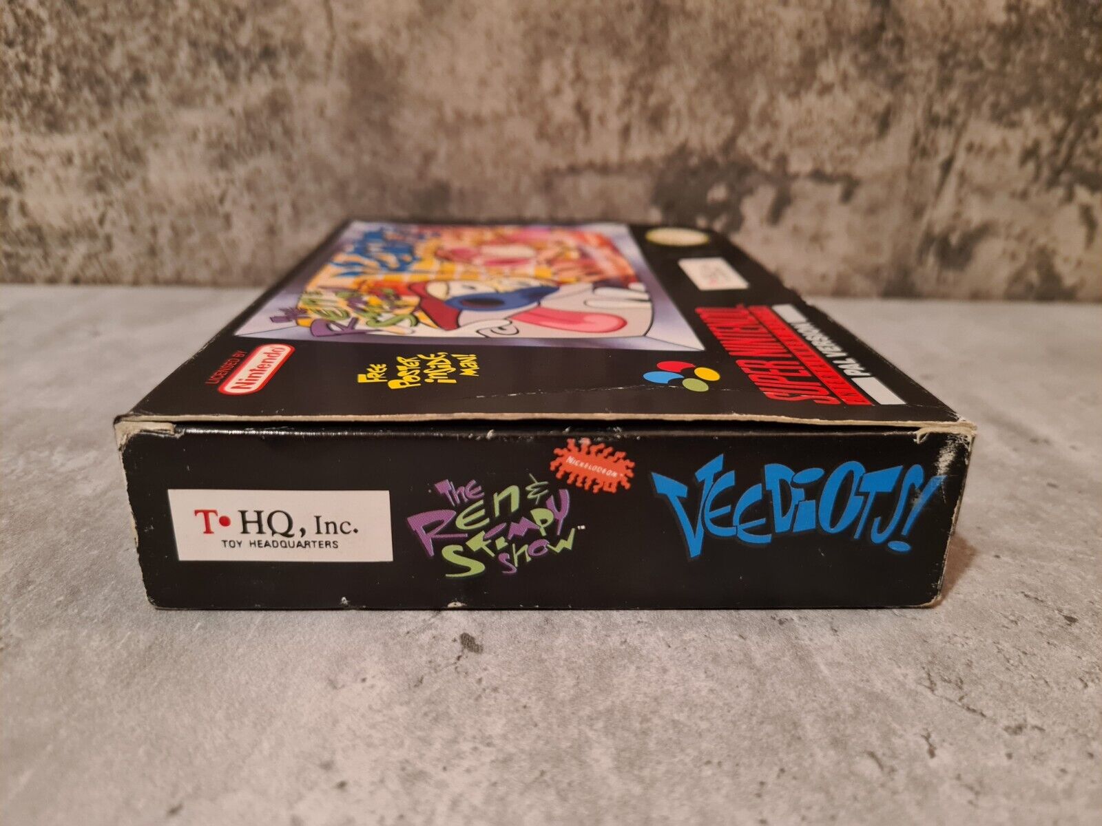 SNES Super Nintendo The Ren & Stimpy Show Veediots! mit OVP und Anleitung UKV - T-Retro-Games 
