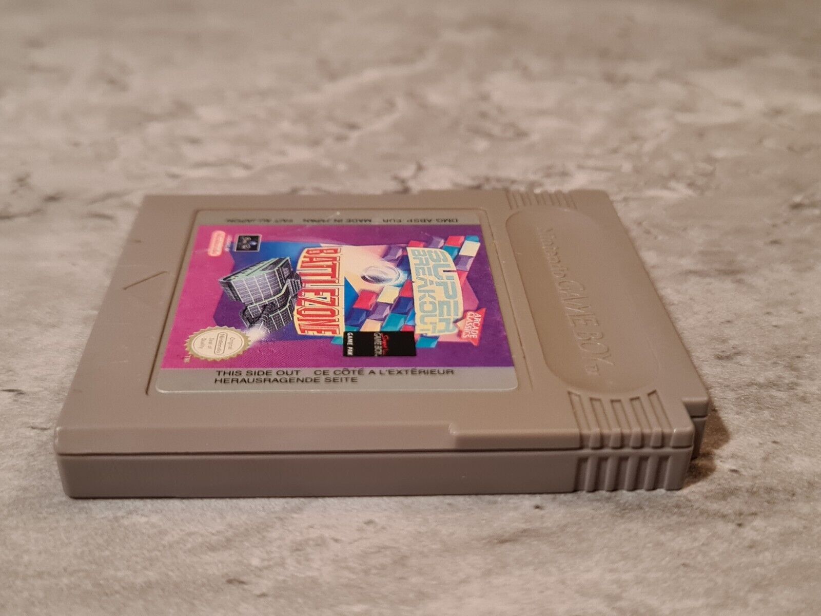 Nintendo Game Boy Classic Spiel Super Breakout /Battlezone Modul EUR - T-Retro-Games 