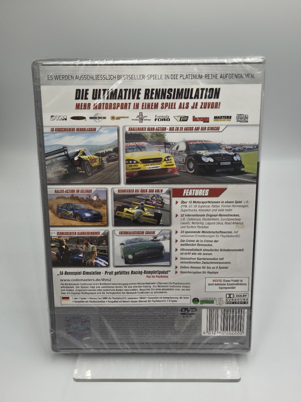 PS2 Playstation 2 Spiel DTM Race Driver 2  Sealed Neu New Deutsch 