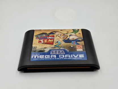 Sega Mega Drive Spiel Earthworm Jim 2 mit OVP und Anleitung Multi Language 