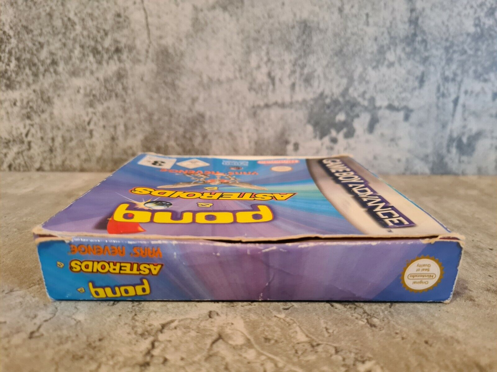 Gameboy Advance Pong + Asteroids + Yars Revenge mit OVP und Anleitung EUR - T-Retro-Games 