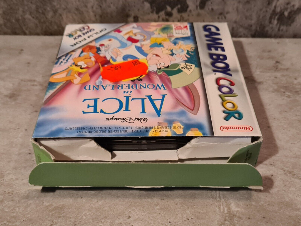 Nintendo Game Boy Color Alice in Wonderland mit OVP und Anleitung EUR - T-Retro-Games 