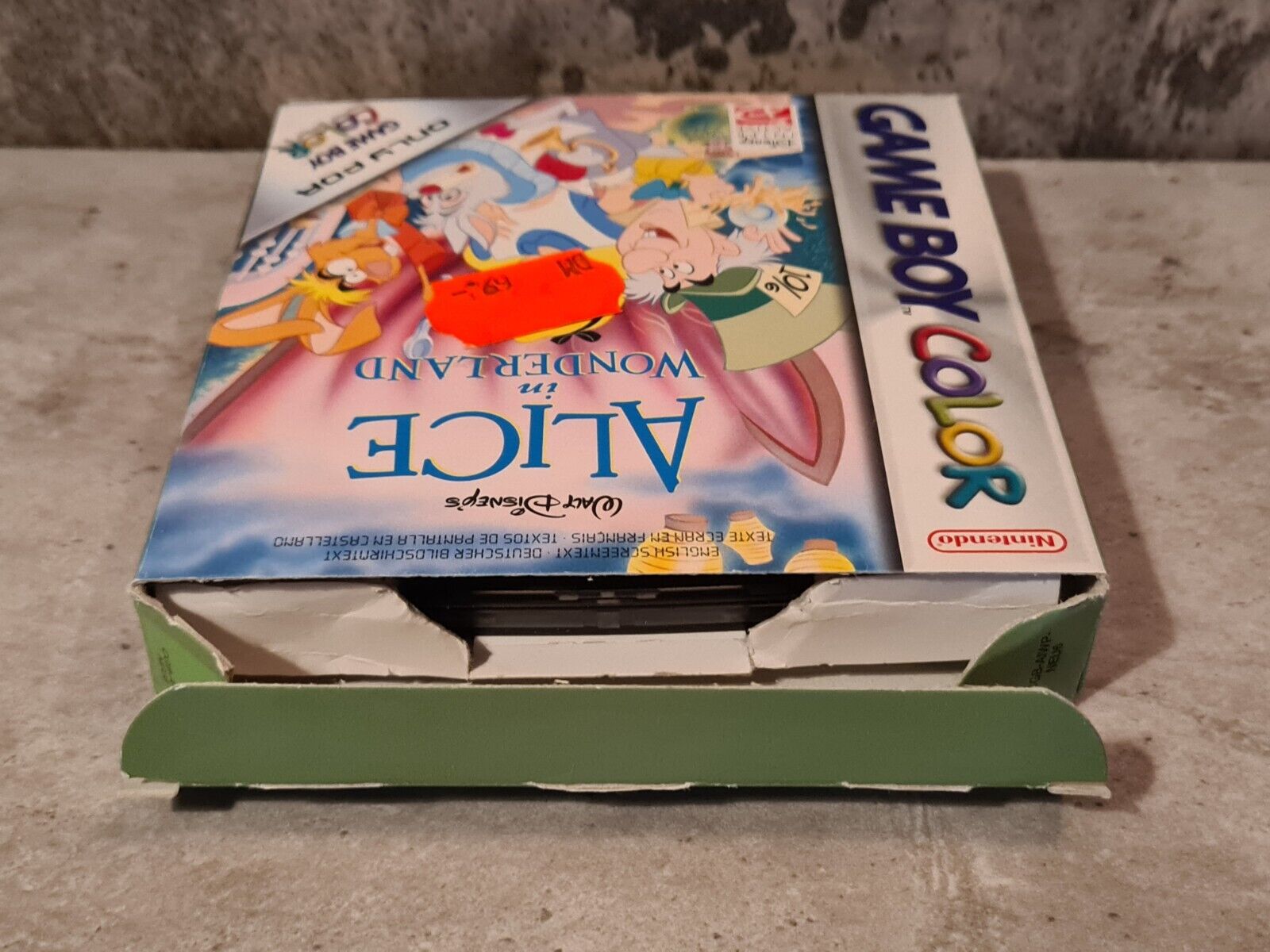 Nintendo Game Boy Color Alice in Wonderland mit OVP und Anleitung EUR - T-Retro-Games 