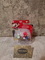 World of Nintendo Collectible Figur Super Mario with Mushroom Neu New Sealed - T-Retro-Games 