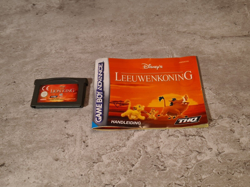 Gameboy Advance Disney's Leeuwenkoning mit OVP und Anleitung HOL - T-Retro-Games 