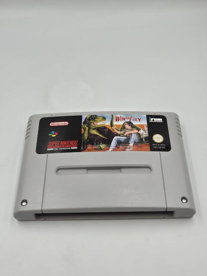 SNES Super Nintendo Dino City mit OVP und Anleitung NOE