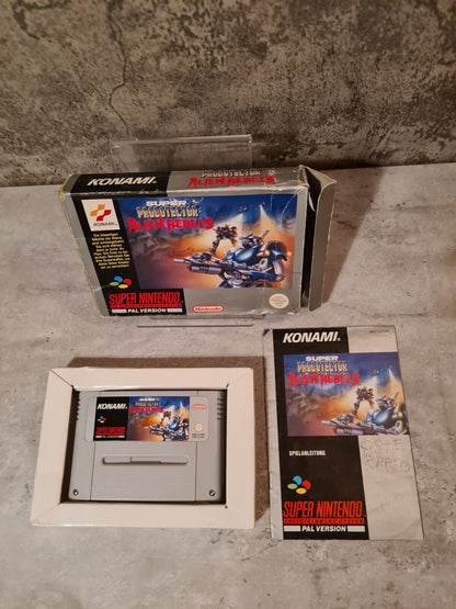 SNES Super Nintendo Super Probotector Alien Rebels mit OVP und Anleitung NOE - T-Retro-Games 