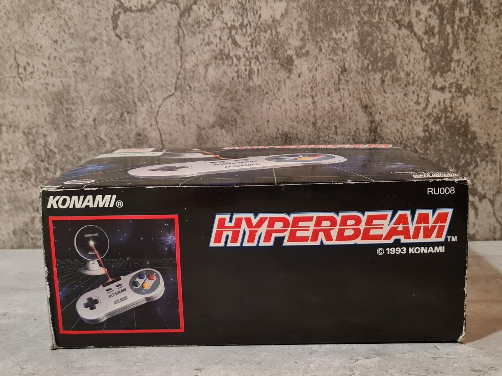 SNES Super Nintendo Konami Hyperbeam Controller Joystick New Old Stock Neu NEW - T-Retro-Games 
