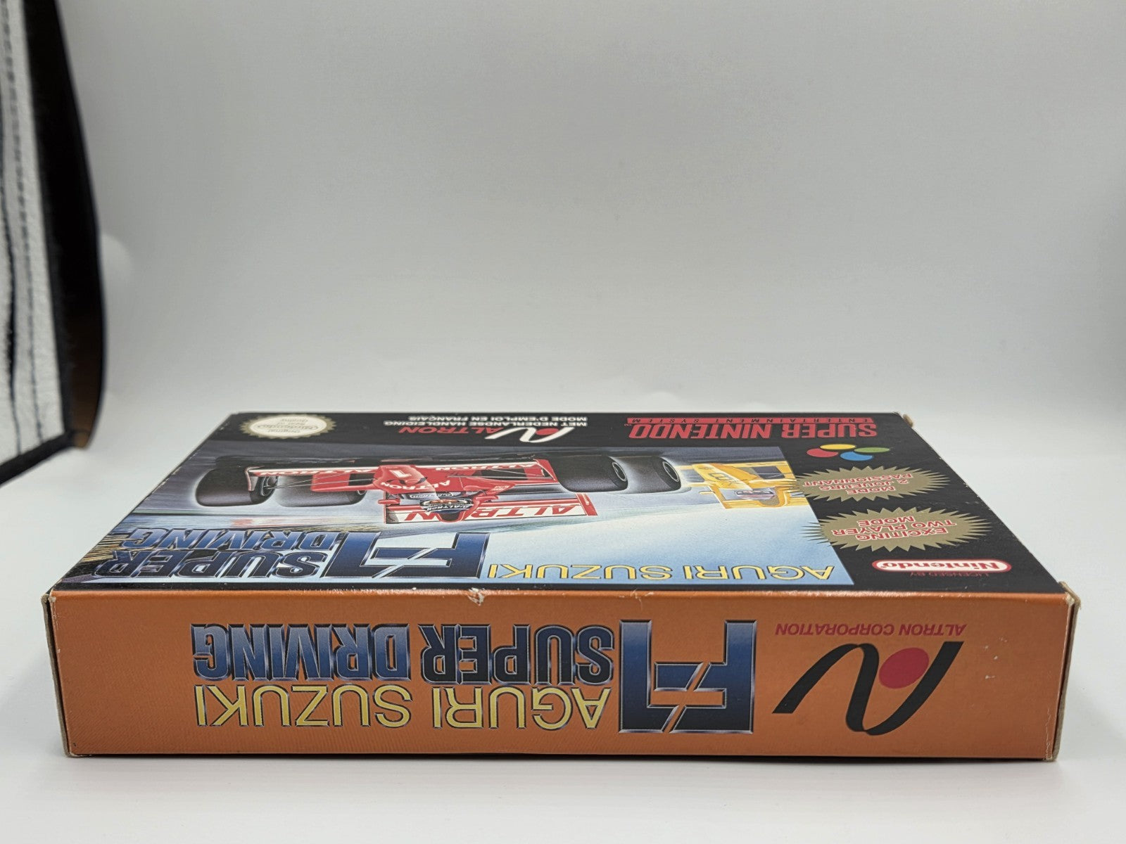 SNES Super Nintendo Aguri Suzuki F-1 Super Driving mit OVP und Anleitung FAH