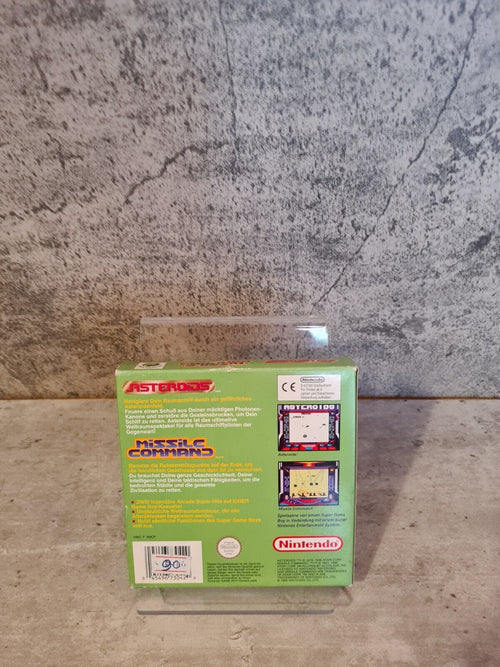 Game Boy Arcade Classic 1 Asteroids Missile Command mit OVP und Anleitung NOE - T-Retro-Games 