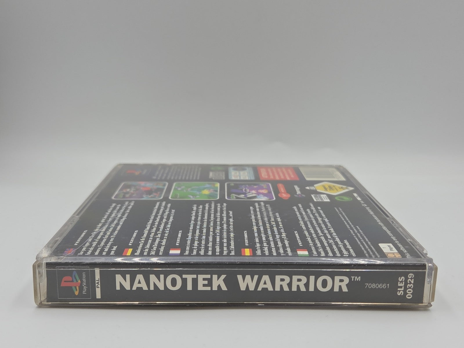 PS1 Playstation 1 Spiel Nanotek Warrior mit OVP und Anleitung Multilingual