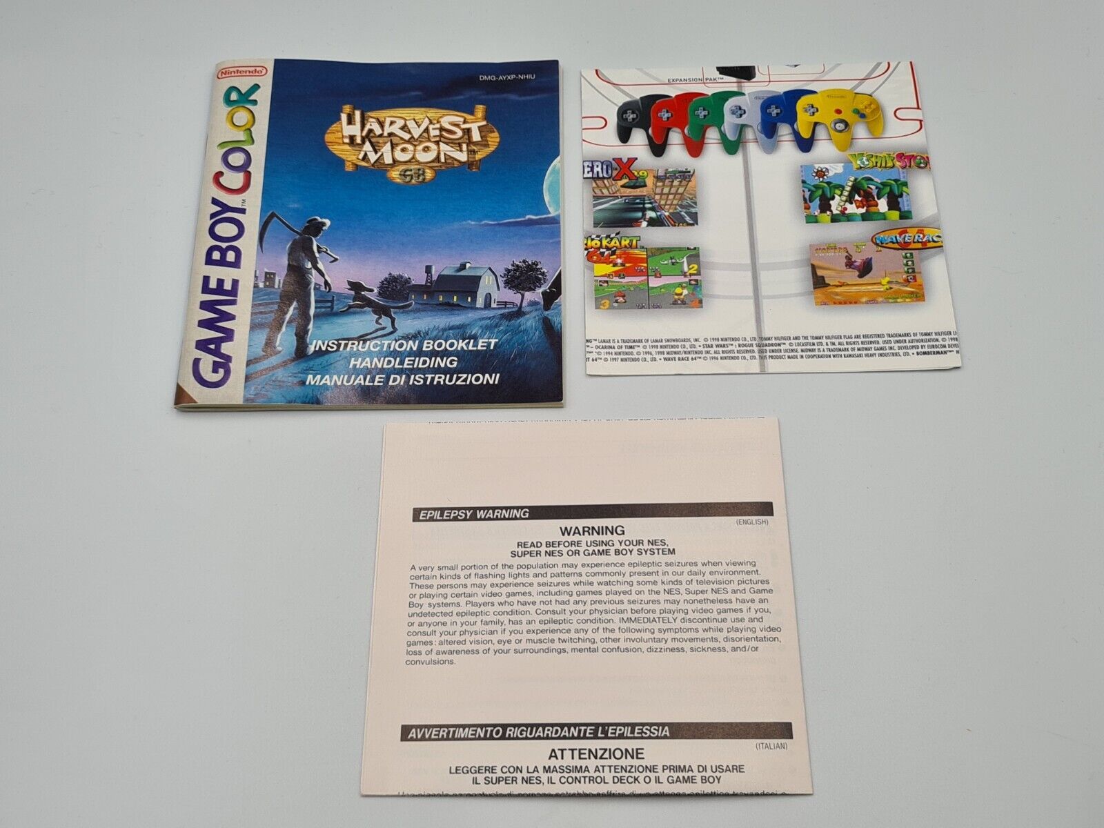 Nintendo Game Boy Color Harvest Moon mit OVP und Anleitung NHAU - T-Retro-Games 