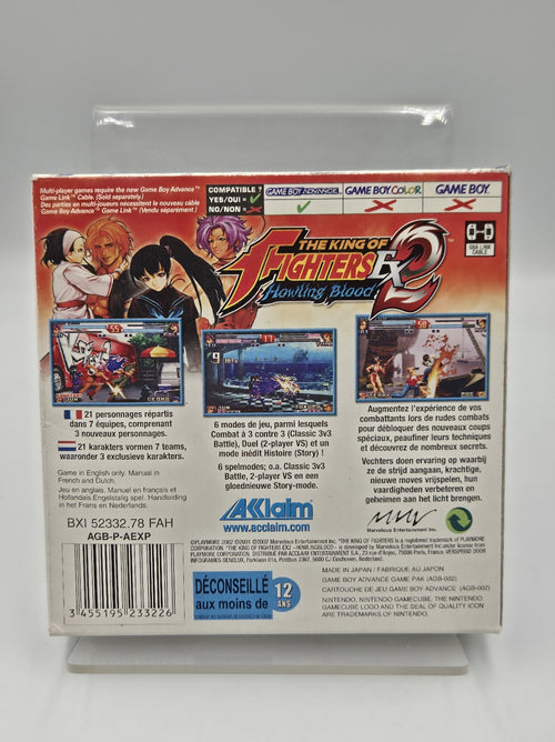 Game Boy Advance The King of Fighters Ex 2 Howling Blood + OVP und Anleitung EUR