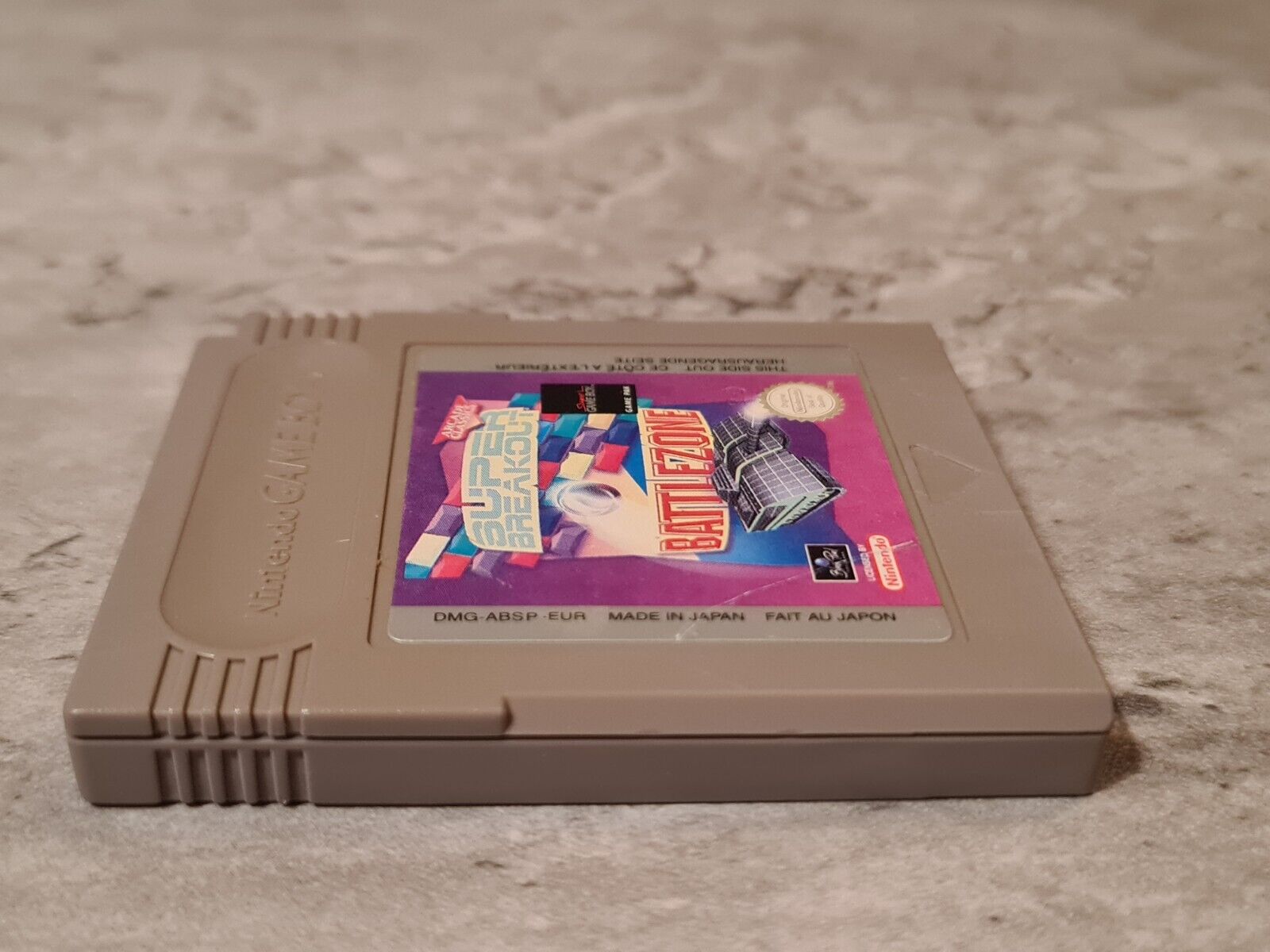 Nintendo Game Boy Classic Spiel Super Breakout /Battlezone Modul EUR - T-Retro-Games 