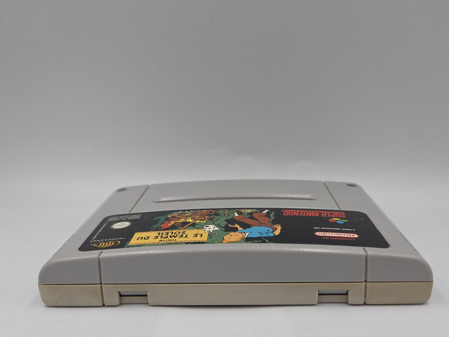 SNES Super Nintendo Spiel TinTin Le Temple Du Soleil FAH Modul
