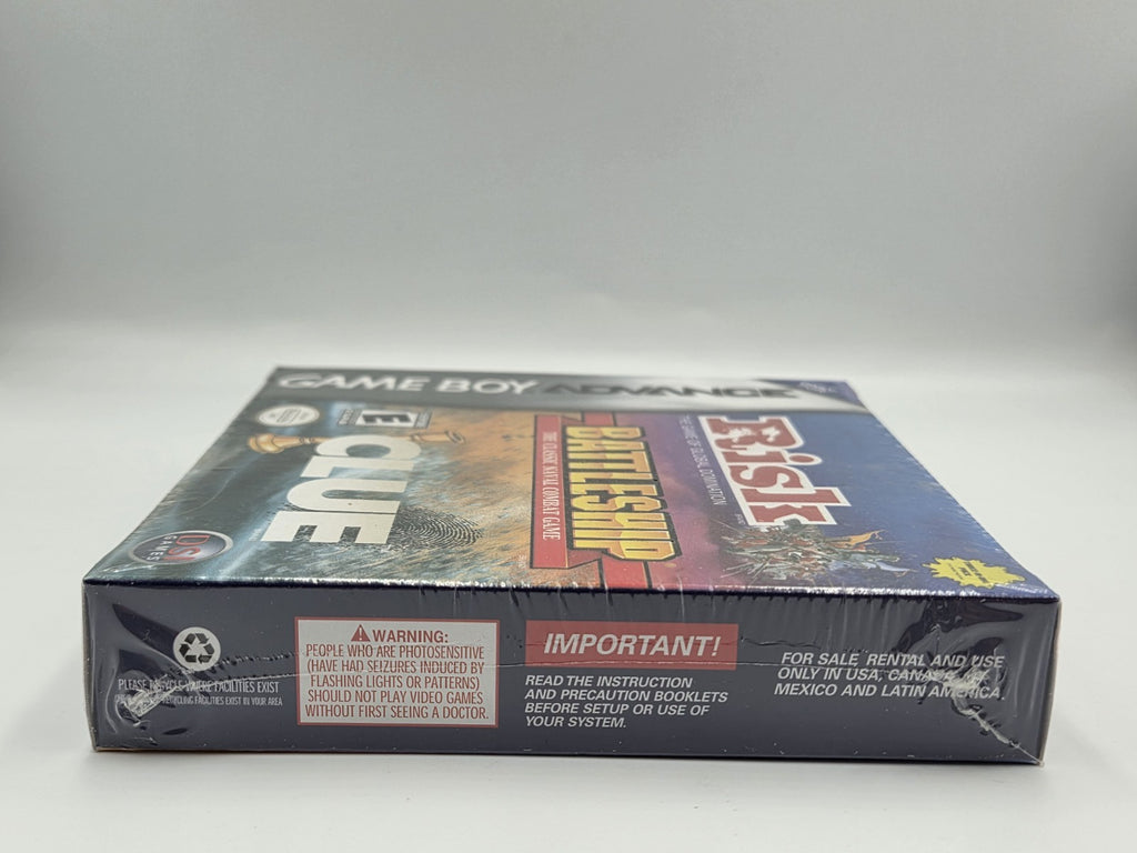 Nintendo Game Boy Advance Risk Battleship Clue USA Sealed  Neu New