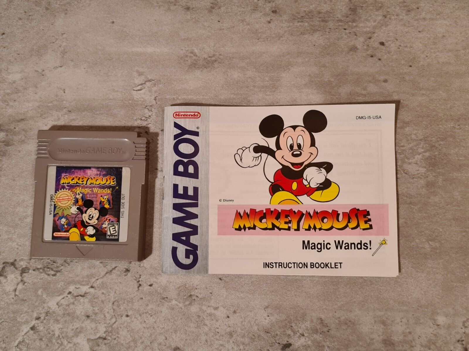 Nintendo Game Boy Classic Mickey Mouse Magic Wands! mit OVP und Anleitung USA - T-Retro-Games 