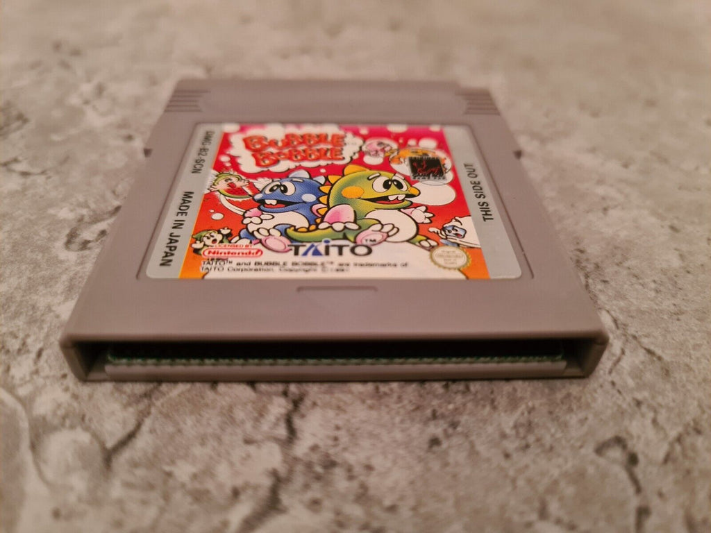 Nintendo Gameboy Classic Spiel Bubble Bobble Modul SCN - T-Retro-Games 