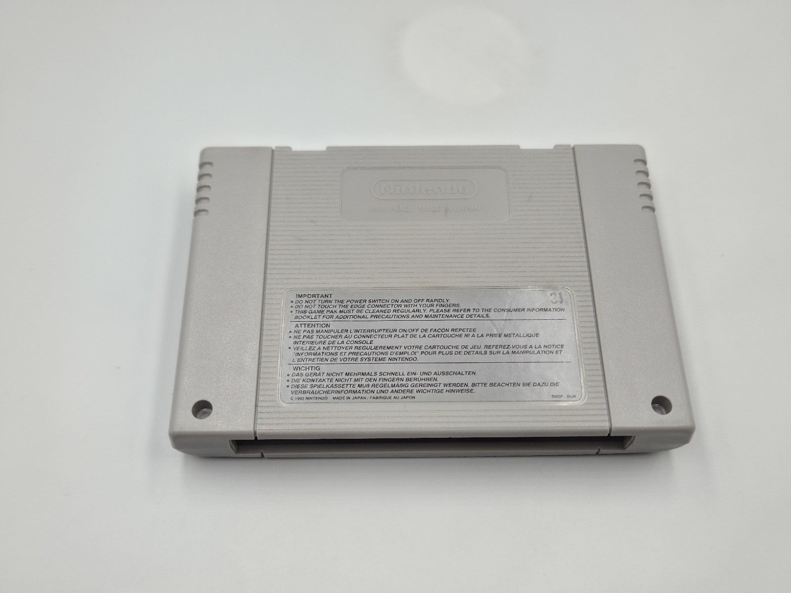 SNES Super Nintendo Spiel Sparkster mit OVP und Anleitung EUR