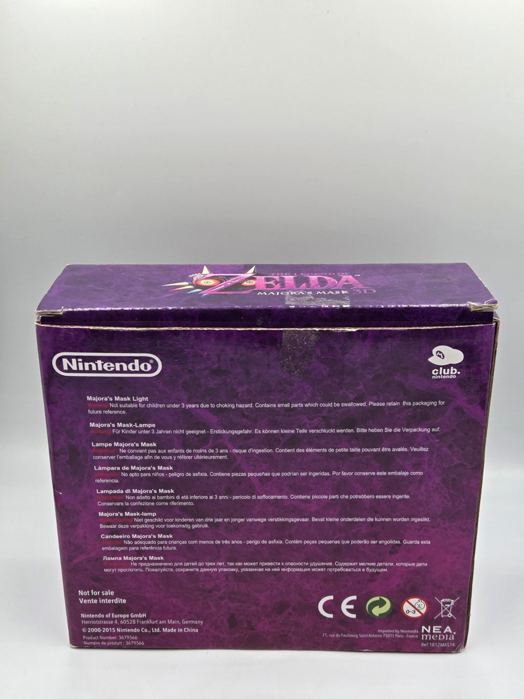 Club Nintendo The Legend of Zelda Majora's Mask 3D Lampe 2000-2015
