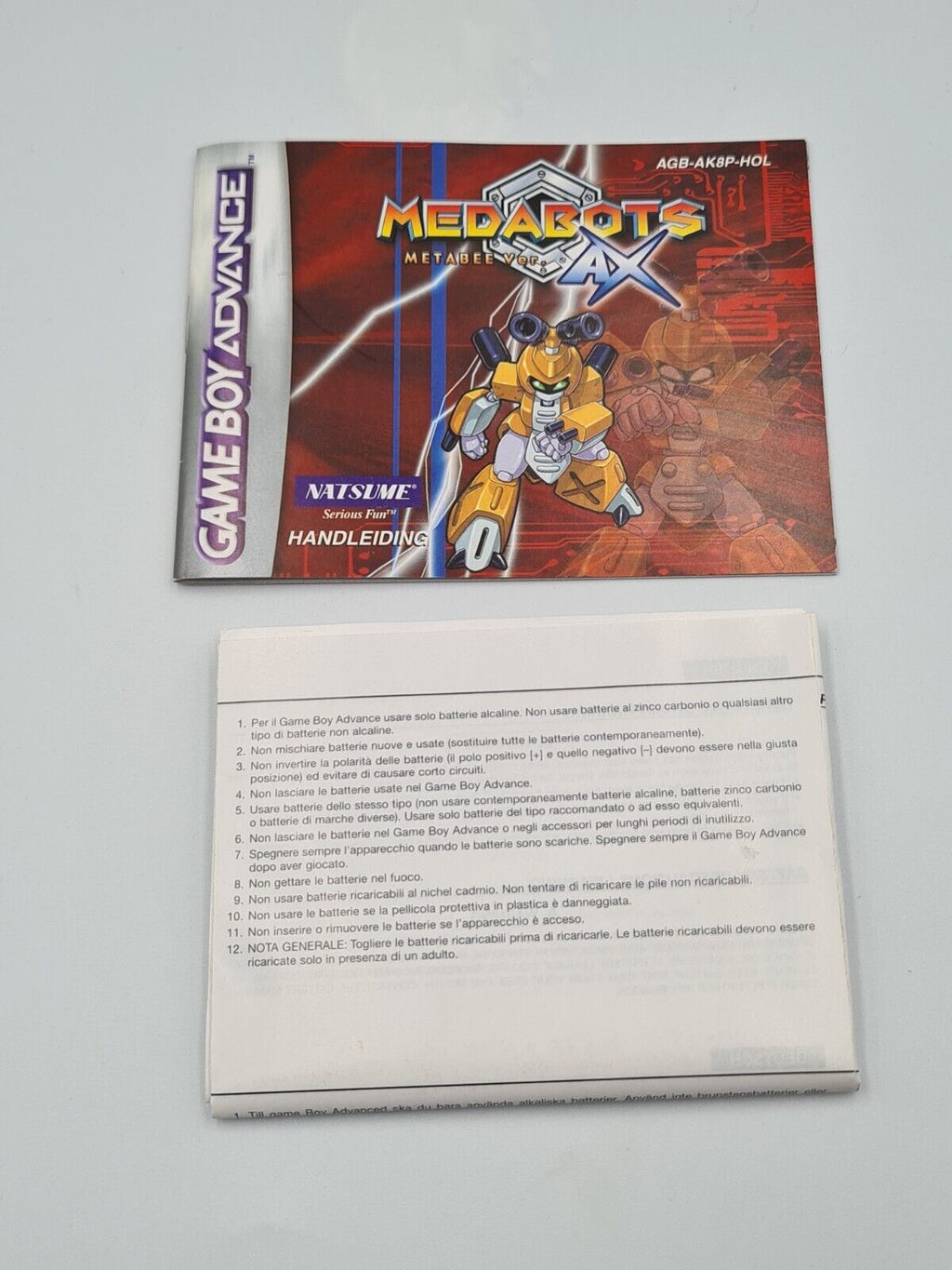 Nintendo Game Boy Advance Medabots Metabee Ver. AX mit OVP und Anleitung EUR - T-Retro-Games 