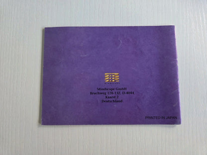 Game Boy Classic Prince of Persia Spielanleitung Instruction Booklet NOE