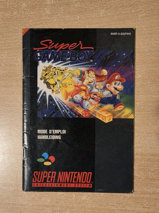 SNES Super Nintendo Super Game Boy Spielanleitung Instruction Booklet FAH