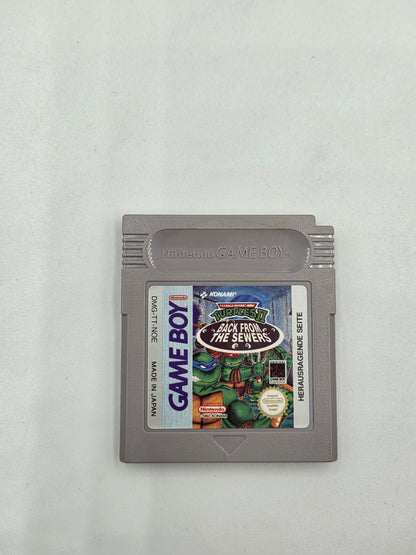 Game Boy Classic Turtles II 2 Back from The Sewers mit OVP und Anleitung NOE