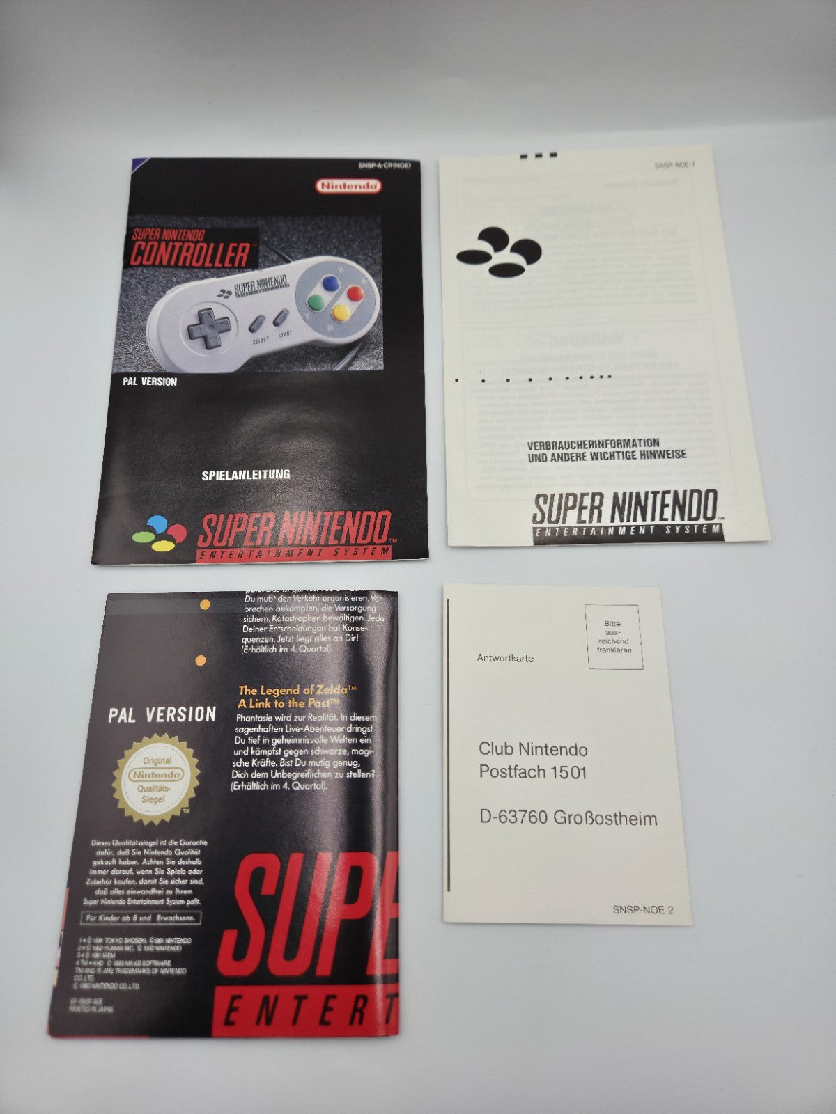 SNES Super Nintendo Controller OVP 