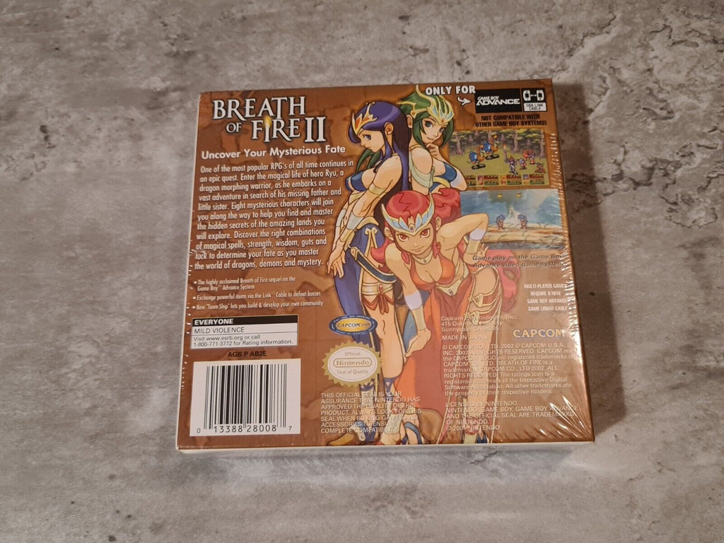 Nintendo Game Boy Advance Breath of Fire II USA Sealed Neu New - T-Retro-Games 