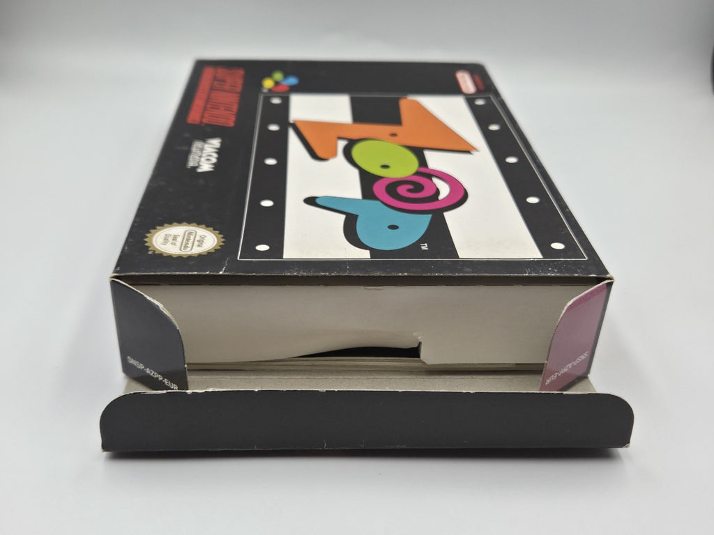 SNES Super Nintendo Spiel Zoop mit OVP und Anleitung EUR