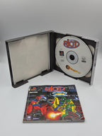 PS1 Playstation 1 Spiel Riot mit OVP und Anleitung Multilingual