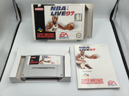 SNES Super Nintendo NBA Live 97 mit OVP und Anleitung EUR