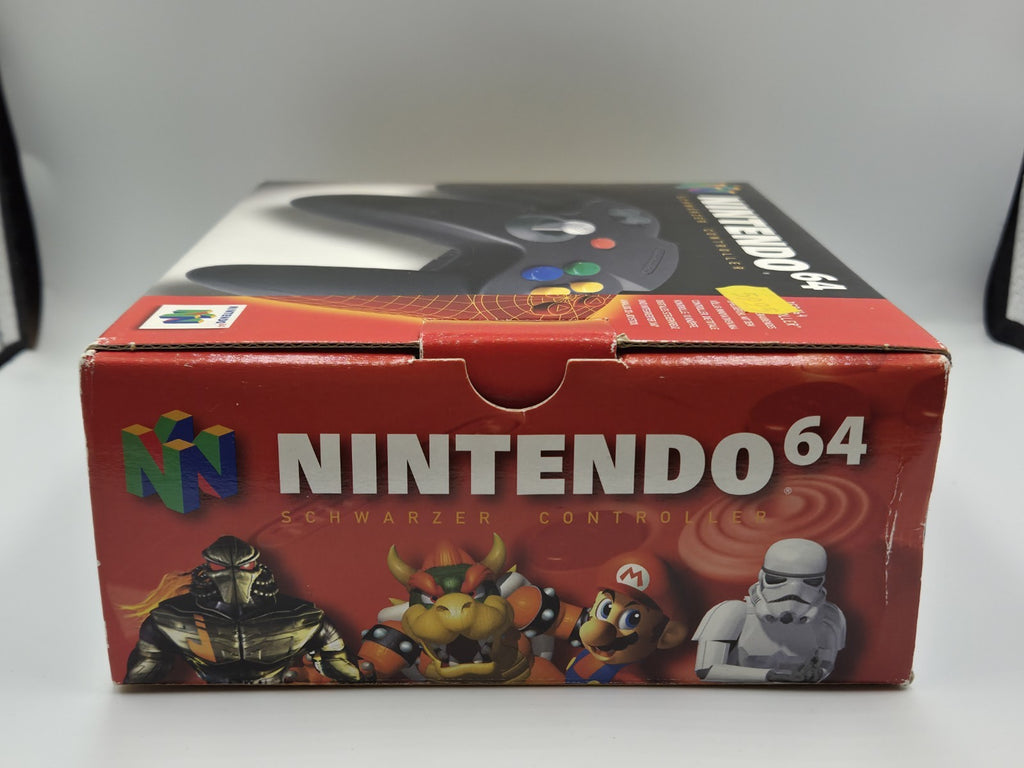 N64 Nintendo 64 Controller Joystick  Schwarz Black OVP EUR