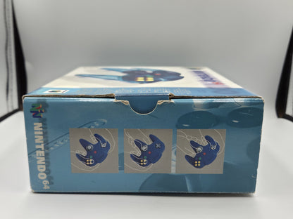 N64 Nintendo 64 Controller Clear Blue Joystick OVP EUR