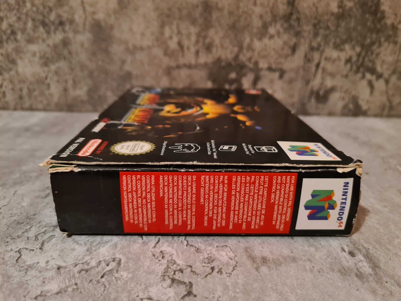 N64 Nintendo 64 Mortal Kombat 4 mit OVP und Anleitung EUR - T-Retro-Games 
