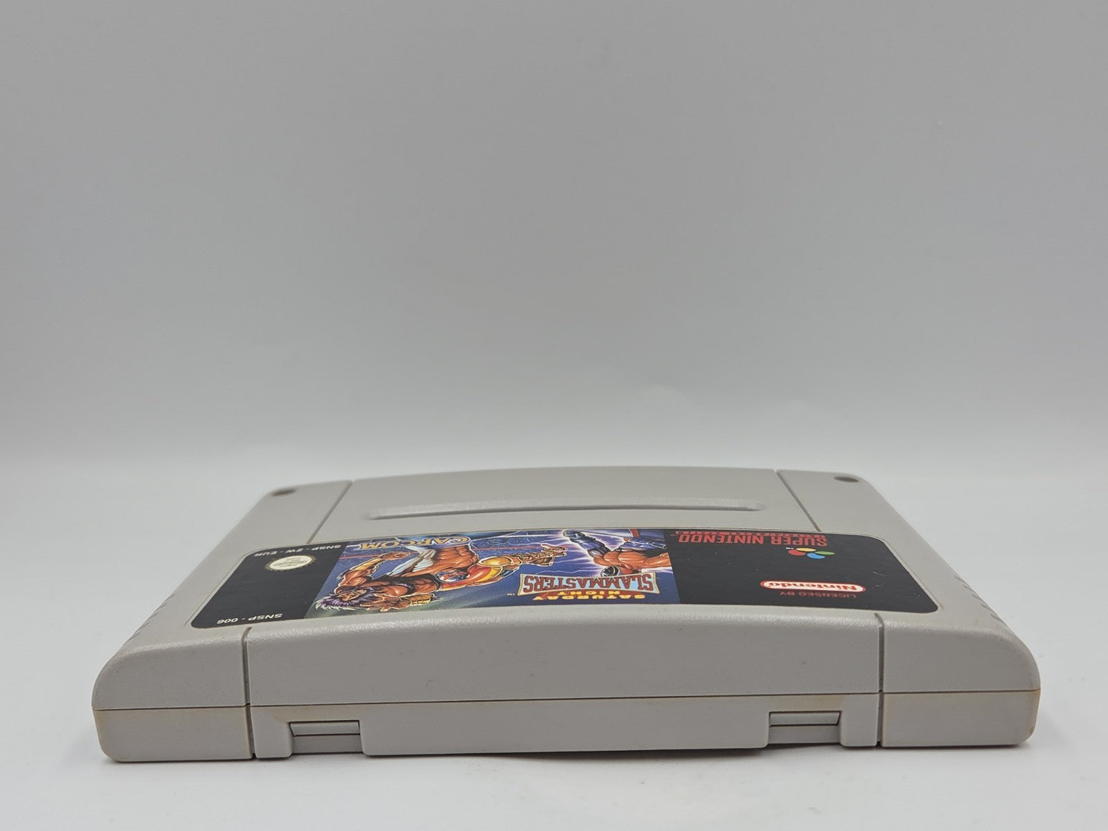 SNES Super Nintendo Spiel Saturday Night Slammasters Modul EUR