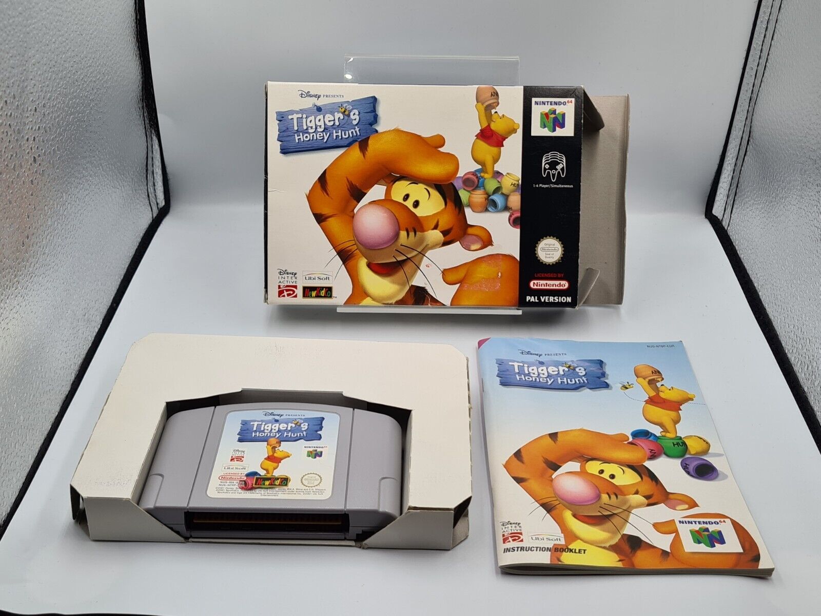 N64 Nintendo 64 Disney's Tigger's Honey Hunt mit OVP und Anleitung EUR - T-Retro-Games 