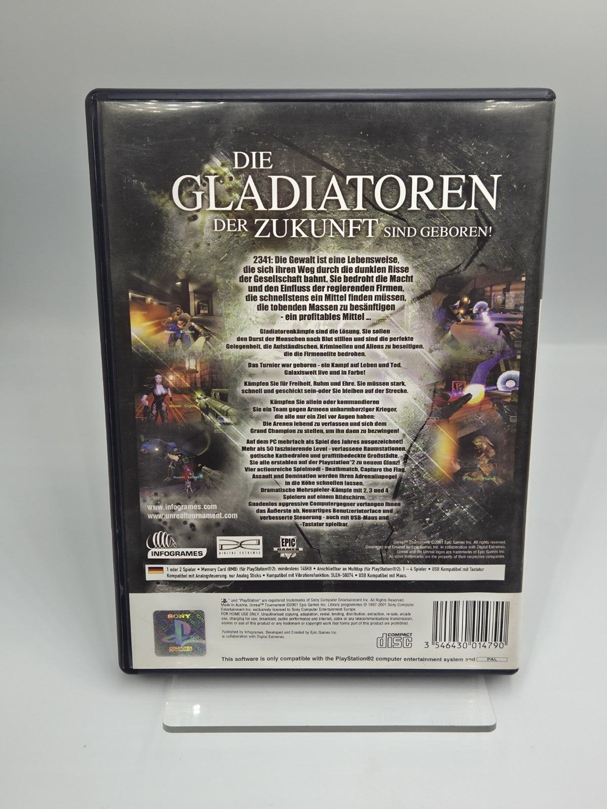 PS2 Playstation 2 Unreal Tournament mit OVP und Anleitung Deutsch 