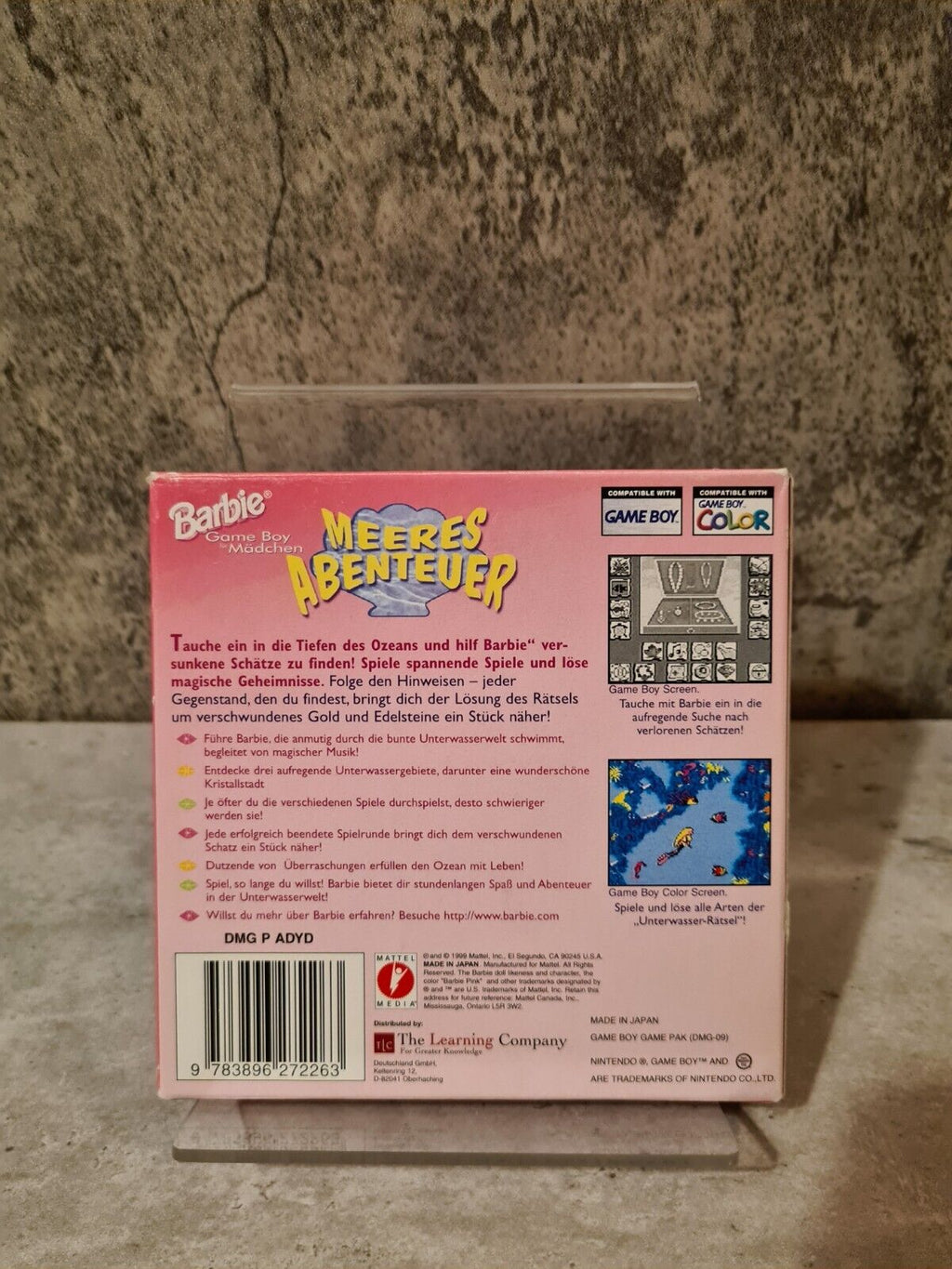 Nintendo Game Boy Color Barbie Meeres Abenteuer mit OVP und Anleitung NOE - T-Retro-Games 