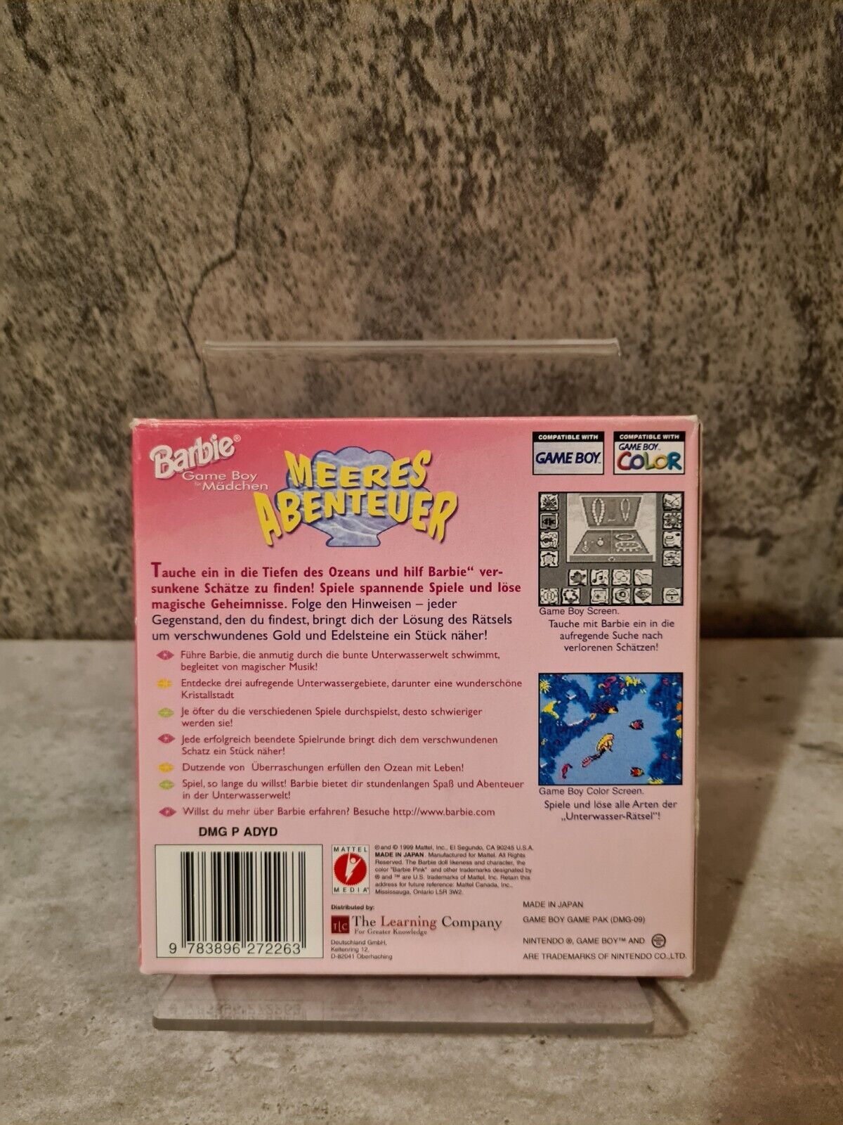 Nintendo Game Boy Color Barbie Meeres Abenteuer mit OVP und Anleitung NOE - T-Retro-Games 
