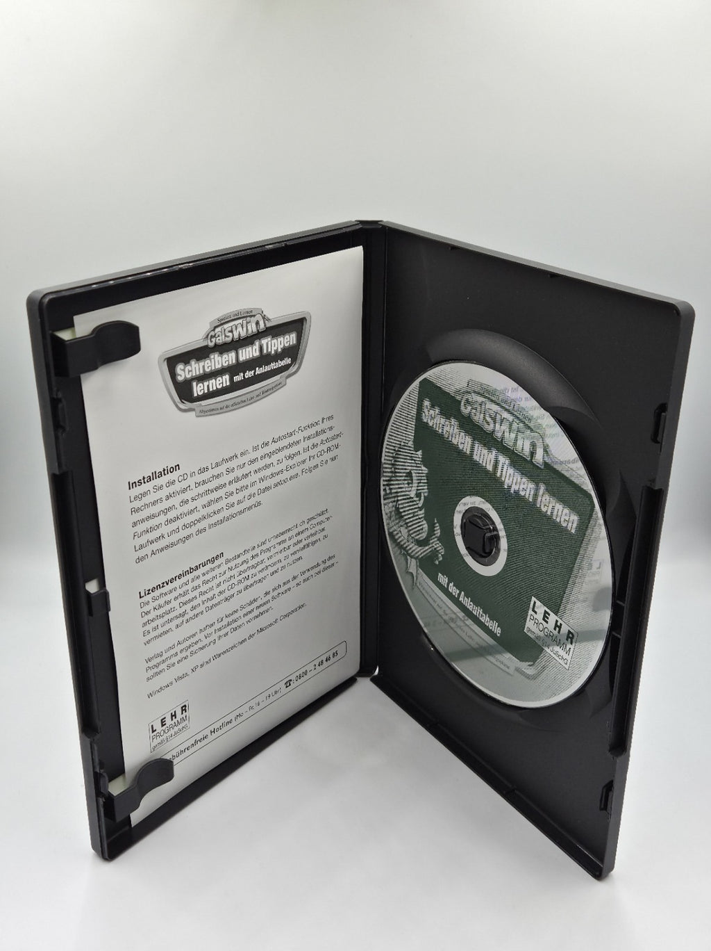 PC-CD Rom Spiel Galswin Schreiben Und Tippen Lernen