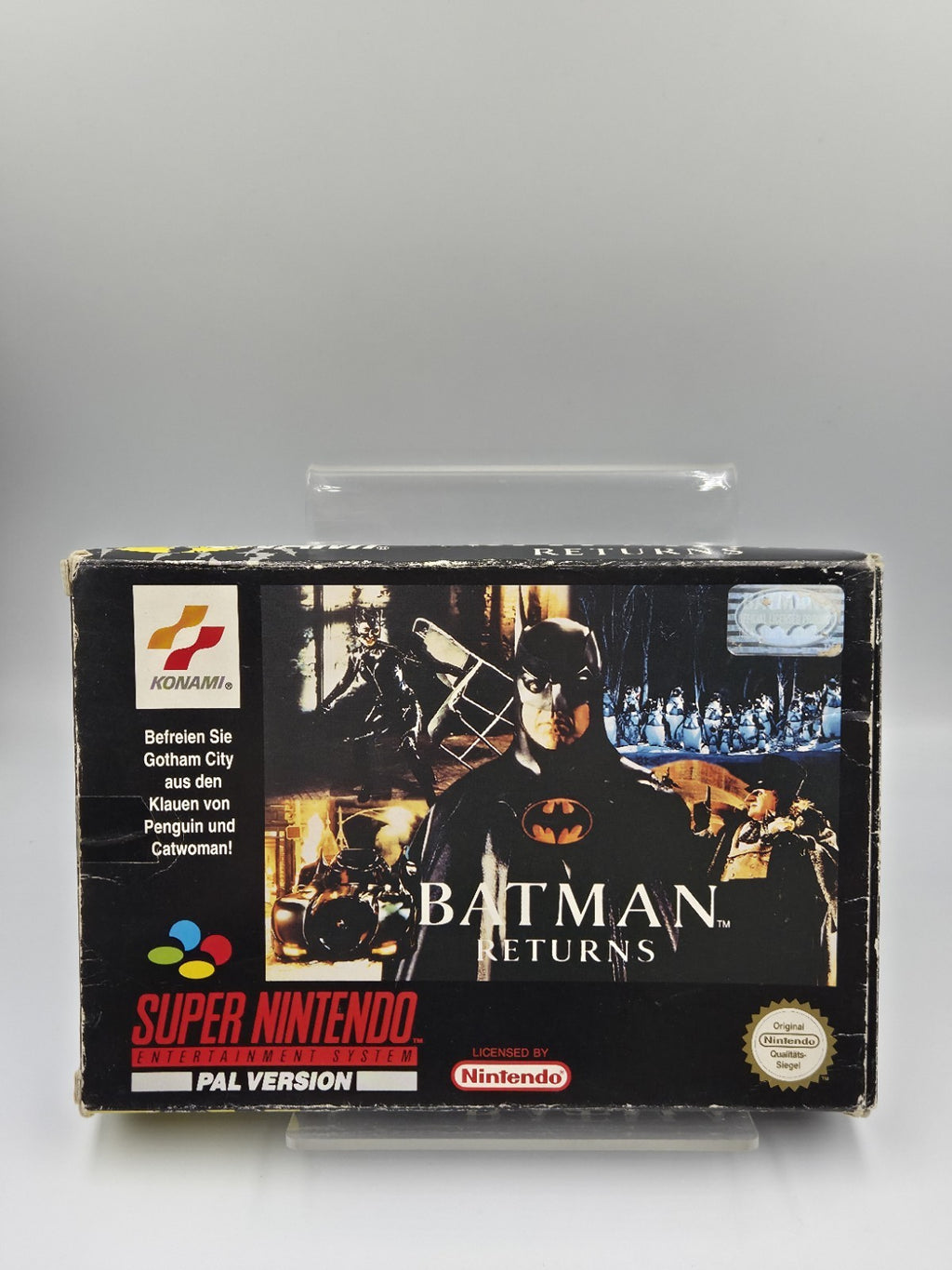 SNES Super Nintendo Spiel Batman Returns mit OVP und Anleitung Deutsch